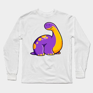 Chunky Boi, chubby dino, dinosaur Long Sleeve T-Shirt
